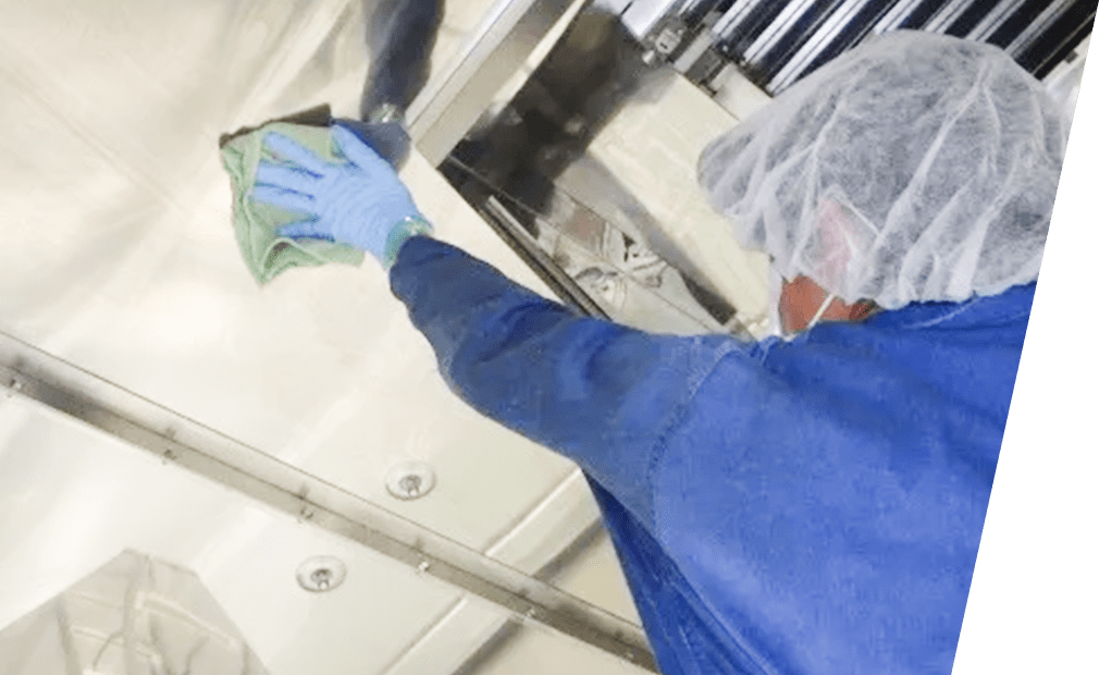 ダクト清掃の様子